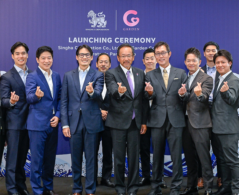 「合弁会社「SINGHA GARDEN（シンハー・ガーデン）」LAUNCHING CEREMONY」